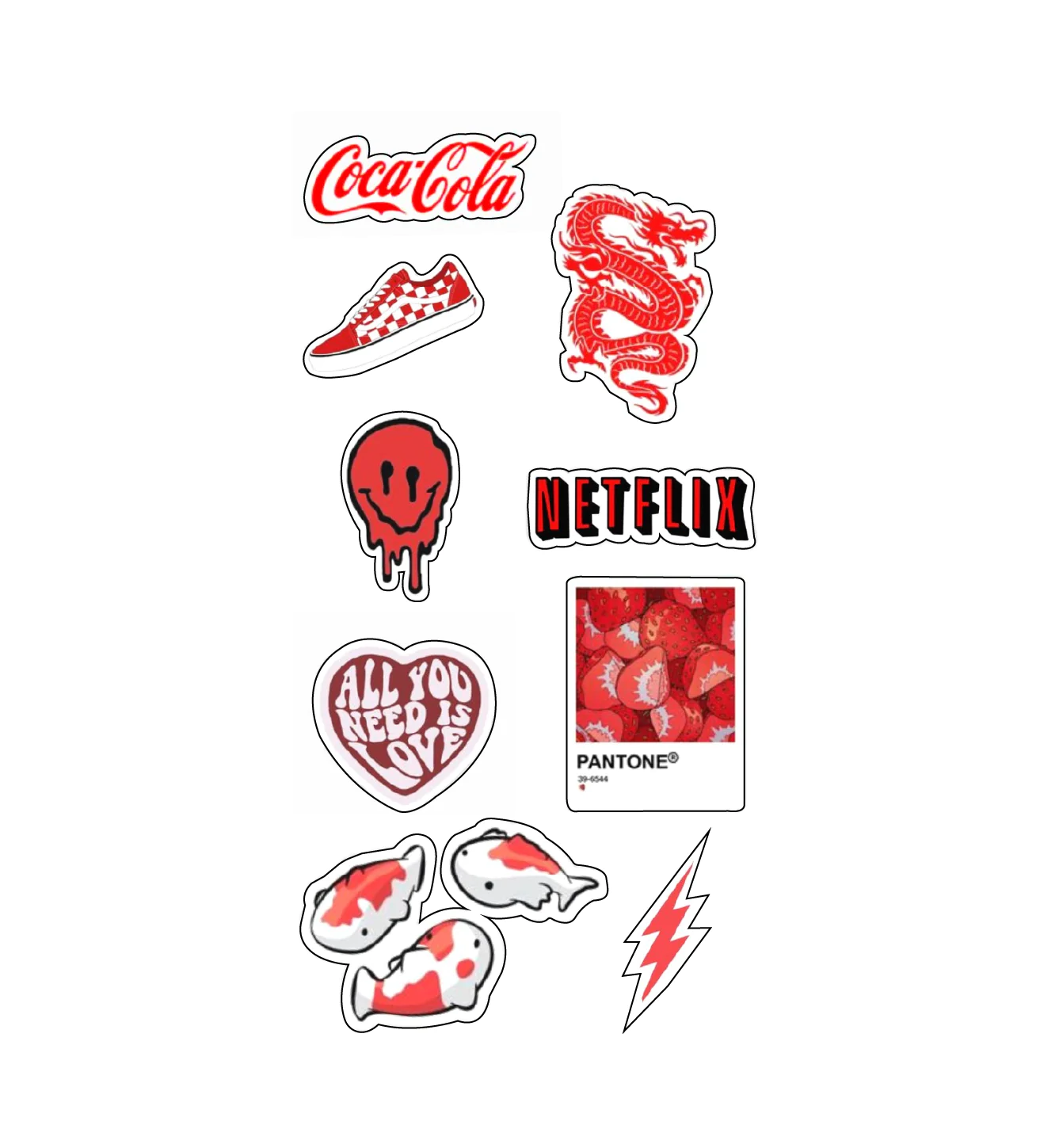 Red Theme mobile sticker